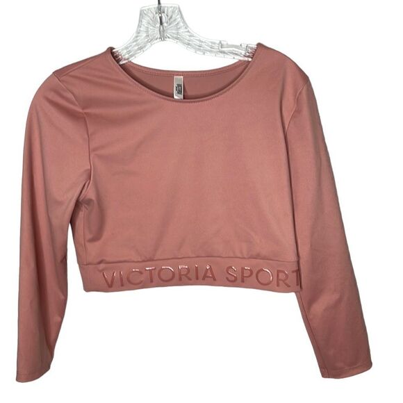 Victoria Sport Ballet Core Cropped Sports Top. Size Medium. - Picture 1 of 8